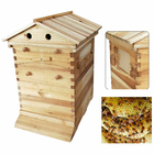 Langstroth Honey Flow Hive Fir Beehive con 7 marcos de plástico colmenas para apicultura