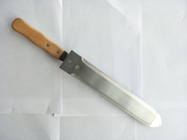 los 40cm Honey Uncapping Knife With Curved de acero inoxidable durable y lado recto