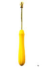 Manija plástica amarilla de Embedder de la rueda de color del equipo de la colmena de la abeja