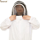 Chaqueta económica de la abeja con la ropa protectora Zippered S-2XL de los apicultores de la capilla
