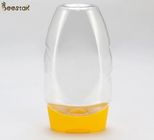 tapa amarilla plástica transparente de 365ml Honey Bottles Bulk