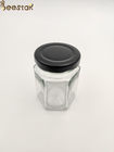 vidrio prismático Honey Jar del hexágono del claro de la botella 45ml 65ml 85ml de 35ml Muti
