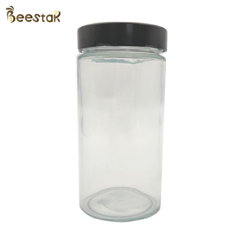 Envases vacíos de cristal de 1000ML Honey Jars Transparent Glass Honey
