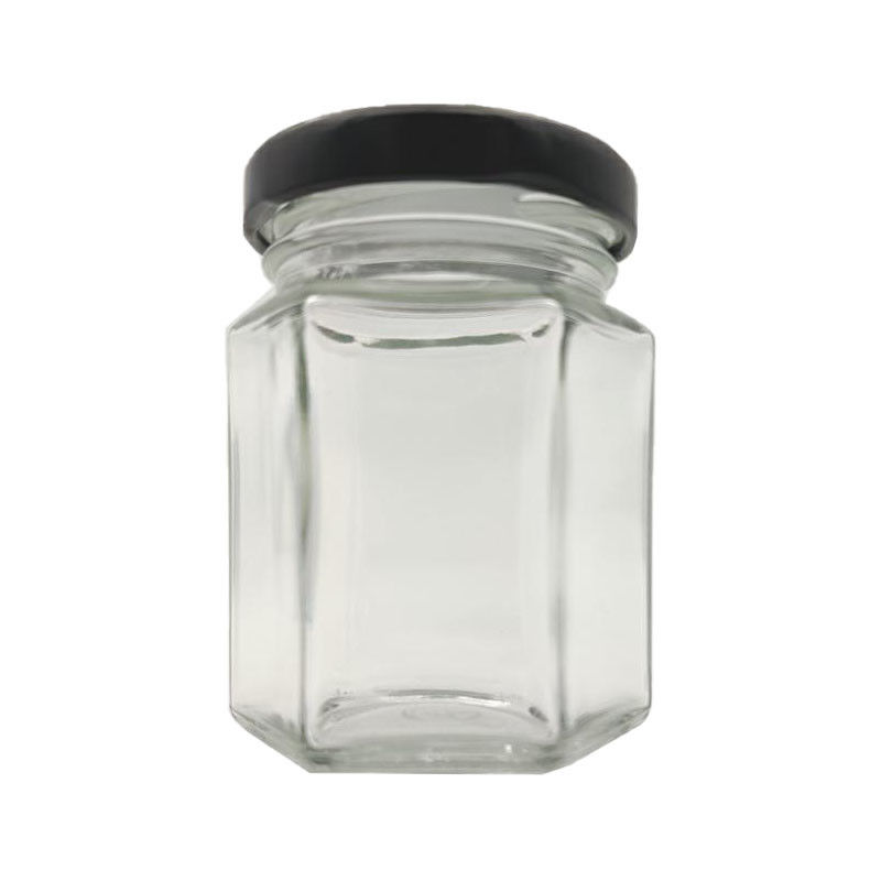 botellas vacías de 180ml 280ml 380ml 500ml 730ml para Honey Transparent Honey Glass Jar