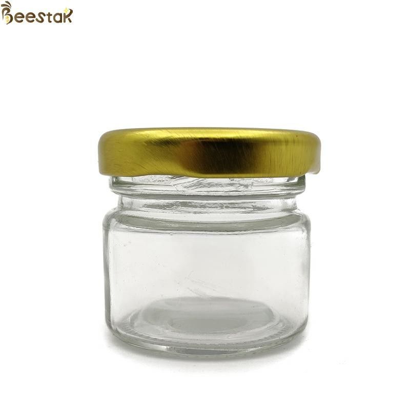 vidrio de cristal Honey Bottles del tarro de la miel 25ml del almacenamiento vacío a granel de cristal de los tarros