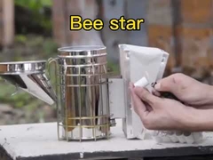 Ahumador de colmena estilo americano duradero, tamaño mini de ahumador de colmena