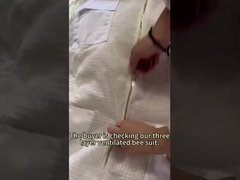 Vestidos de protección para apicultura con velo redondo