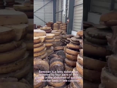 El cosmético crudo puro de la comida de la cera de abejas del 100% califica cera de abejas cruda natural pura sin procesar