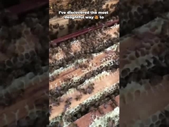 Miel de abeja natural puro, residuos libres de miel de varias flores, 100% miel cruda pura