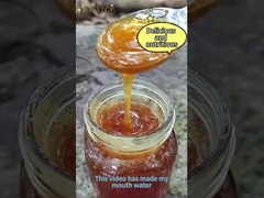 500g de miel natural de peine de varias flores de color amarillo claro de grado alimenticio, delicioso y saludable