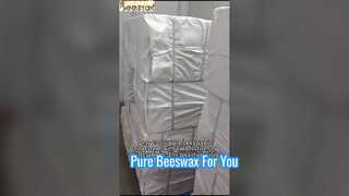 Solo producimos cera de abejas 100% pura, que tiene una gran demanda desde hace mucho tiempo y continúa vendiéndose bien.