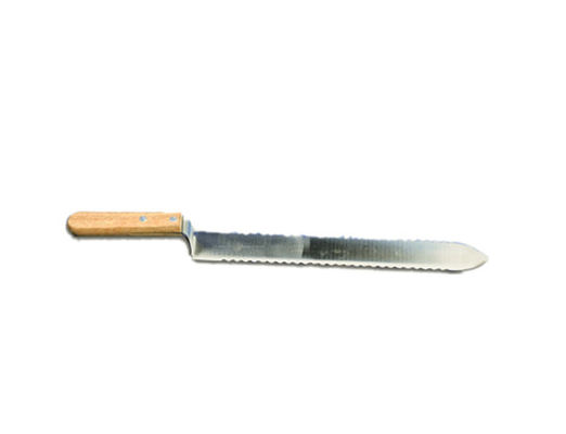 comprar El doble de acero inoxidable serró destapar el cuchillo con la manija de madera para Honey Uncapping fabricación en línea