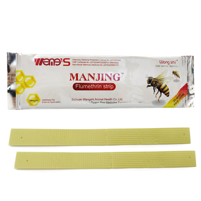 comprar Tiras de Flumetrina Wangshi para el Tratamiento de la Varroa 20 Tiras/Bolsa fabricación en línea