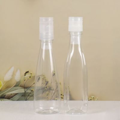 comprar Botella de agua de miel PET de 350 ml de calidad superior con tapa de miel - Contenedor portátil vacío para embalaje de bebidas de miel fabricación en línea