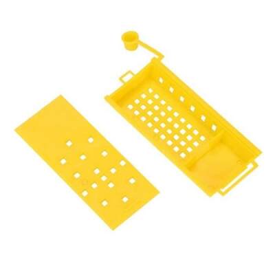 comprar Jaula Amarilla de Plástico para Abeja Reina de 8.2*3.7cm para Sistema de Cría de Abejas Reina Apicultor fabricación en línea