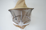 Sombreros de la abeja del color de Brown del estilo del vaquero para los apicultores de la talla libre