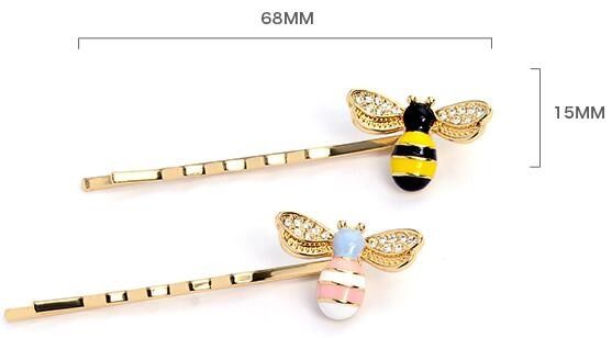 comprar Rosa y amarillo lindos del clip de la abeja de la galjanoplastia de la plata de la aleación para los apicultores de los niños fabricación en línea