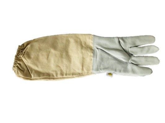 comprar Guantes económicos de la prueba de Sting de la zalea blanca del color para la apicultura usando fabricación en línea