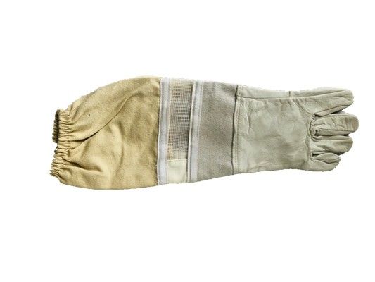 comprar La manga +Half del paño de #10white ventiló guantes con el guante grueso de la zalea del protector de la muñeca fabricación en línea