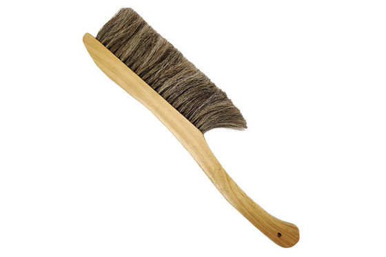 comprar Cepillo de abejas de tres filas Cabello de caballo Cepillo de abejas Apicultura Mango de madera Cepillo de apicultura fabricación en línea