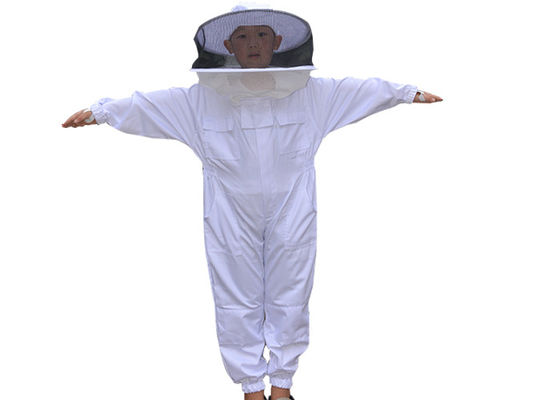 comprar El traje de la protección de la abeja de la miel de Terylene embroma la ropa protectora de la apicultura con velo redondo fabricación en línea