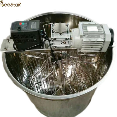 comprar Máquina de extracción de miel radial de 6 marcos Apicultura Motor eléctrico horizontal Extractor de miel de acero inoxidable fabricación en línea