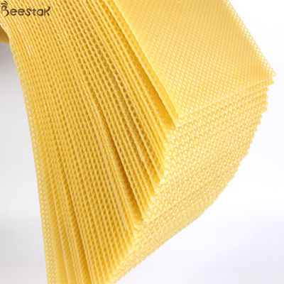 comprar hoja natural pura de la fundación de la cera de abejas del panal D de la cera de abejas de 5.4m m fabricación en línea