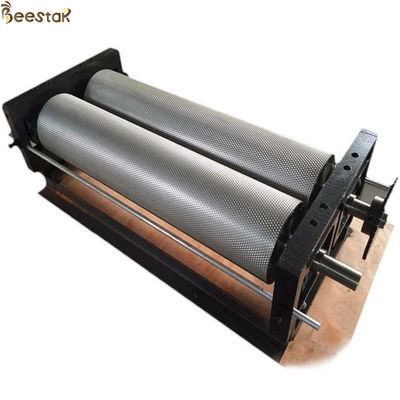 comprar Maquinaria de grabación en relieve de la fundación del peine de la aleación de aluminio de la máquina de la cera de abejas de la apicultura fabricación en línea