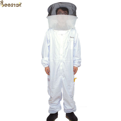 comprar S-XXL ventiló la chaqueta de la abeja con el traje redondo del algodón del encargado de la abeja del traje de la apicultura del velo fabricación en línea