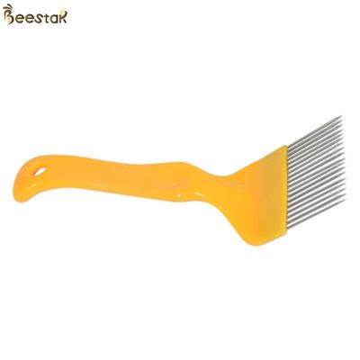comprar Equipo de apicultura de color naranja Aguja de acero inoxidable Miel para abrir la horquilla Herramientas de colmena para la venta fabricación en línea