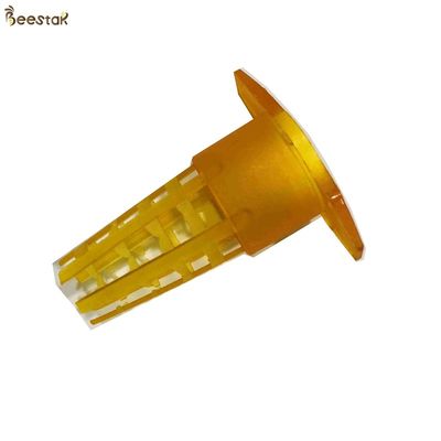 comprar Jaula plástica amarilla al por mayor de la abeja reina de la cría de la jaula de la reina de la apicultura para la apicultura fabricación en línea