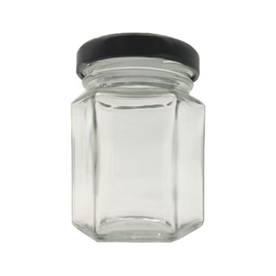 comprar botellas vacías de 180ml 280ml 380ml 500ml 730ml para Honey Transparent Honey Glass Jar fabricación en línea