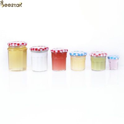 comprar boca de 150ml 200ml 250ml 380ml Honey Jar And Spoon Wide con la tapa fina del metal del tornillo fabricación en línea