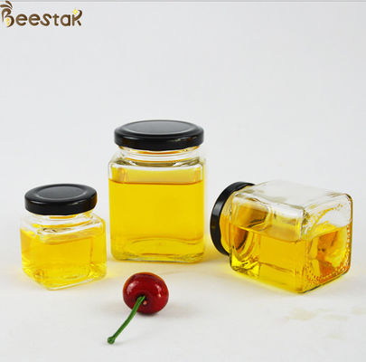 comprar Atasco vegetal Honey Jar And Spoon 50ml-730ml de la ensalada del caramelo cuadrado clásico con el tapón de tuerca fabricación en línea