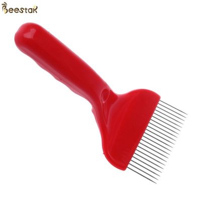 comprar Apicultura gruesa roja de Honey Uncapping Tools Hive Tools de la manija que destapa la bifurcación fabricación en línea
