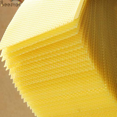 comprar Las abejas de la categoría alimenticia B enceran la hoja de la fundación de la cera de abejas de las hojas del panal natural fabricación en línea
