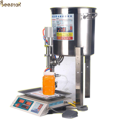 comprar SS304 elegante automático 	Equipo de la apicultura para el pesaje del líquido de la goma y la máquina de rellenar fabricación en línea