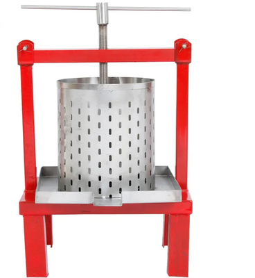 Color rojo Honey Wax Presser Press Machine de acero inoxidable para Honey Pressing