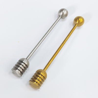 Herramientas de plata y de oro de acero inoxidables de Honey Splash Bar Beekeeping Honey para la miel