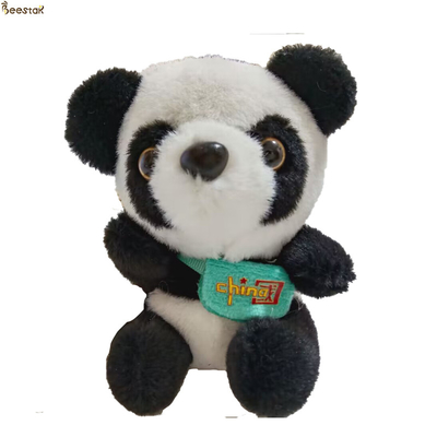 Logotipo personalizado Anillos de llave Chian juguetes con llavero de abeja y panda