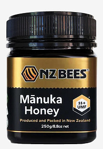 Comida sana natural 250g de la miel MGO550+ de Honey Pure New Zealand Manuka de la abeja de UMF15+