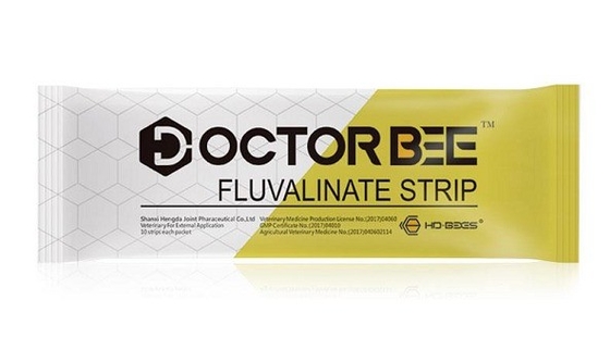 Medicina de la abeja del doctor Bee (10 tiras) contra la tira de Fluvalinate de los ácaros de la abeja de Varroa