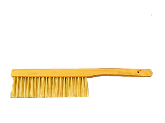 Mejor Vendedor Doble fila de cepillo de abejas con mango de madera de plástico de pelo herramientas de apicultura