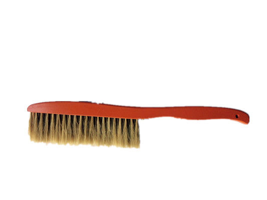 Cerda de cepillo de madera de la abeja de la fila de la manija tres de la pintura roja