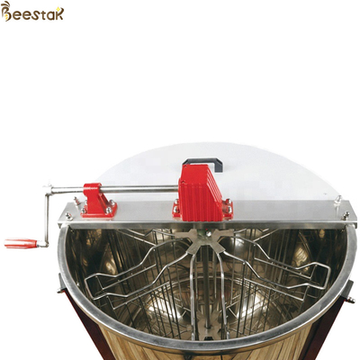 6 marcos de acero inoxidable extractor manual de miel extractor de manivela de mano con patas
