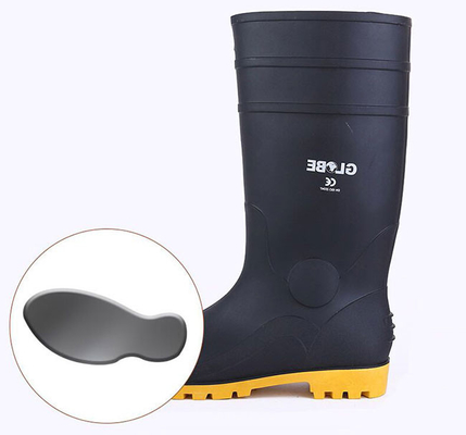 Botas apícolas de caucho resistentes al agua de alta calidad con parte superior de PVC