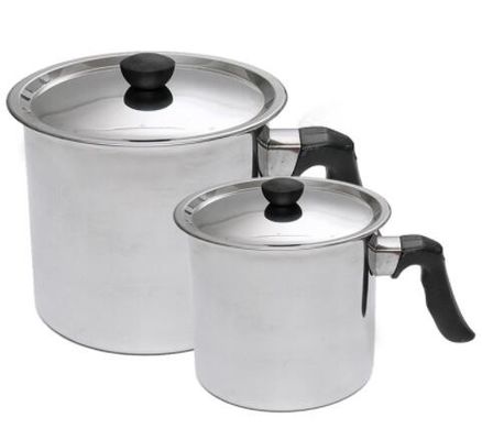 Pote de plata de Melter de la cera del acero inoxidable 304 volumen grande 2.5L con la cubierta