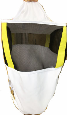 Velo del cuadrado de la forma redonda con el tipo cuadrado sombrero de la abeja de la ropa protectora de Beekeping